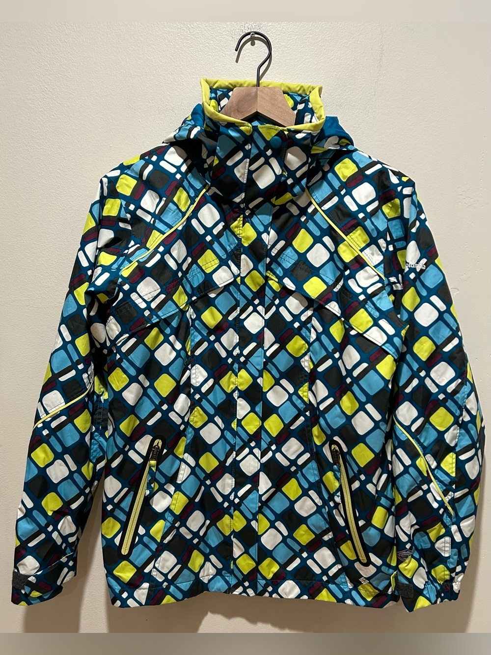 Columbia Sportswear Bugaboo Blue Design Outer Shell Coat - Girl’s Size 14/16